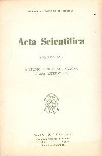 Tapa de la revista Acta Scientifica