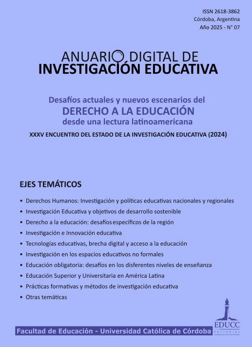 					Ver Núm. 7 (2025): XXXV Encuentro del Estado de la Investigación Educativa (2024)
				